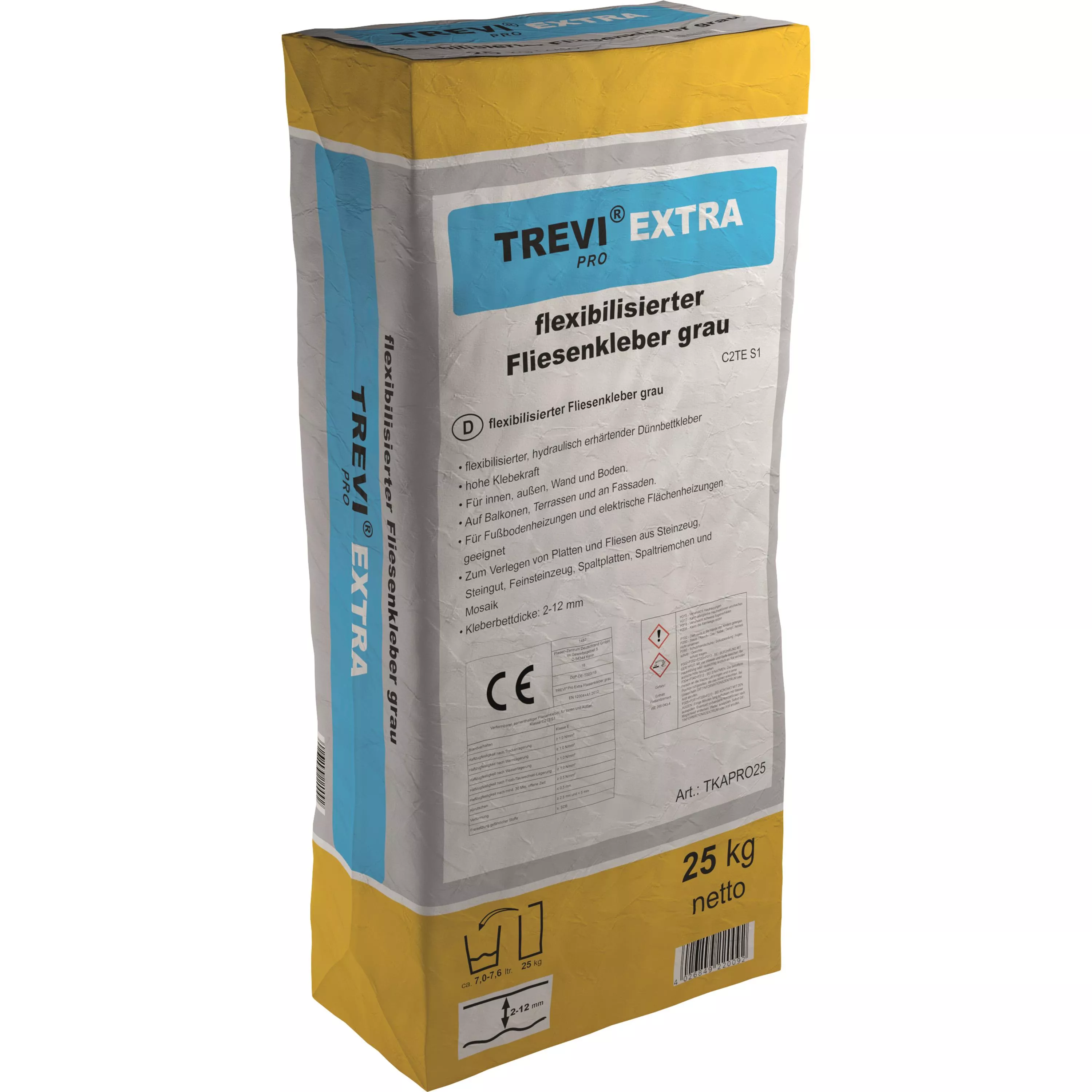 Pro Extra Flex Klæbende Stentøj & Porcelæn Stentøj (25KG)