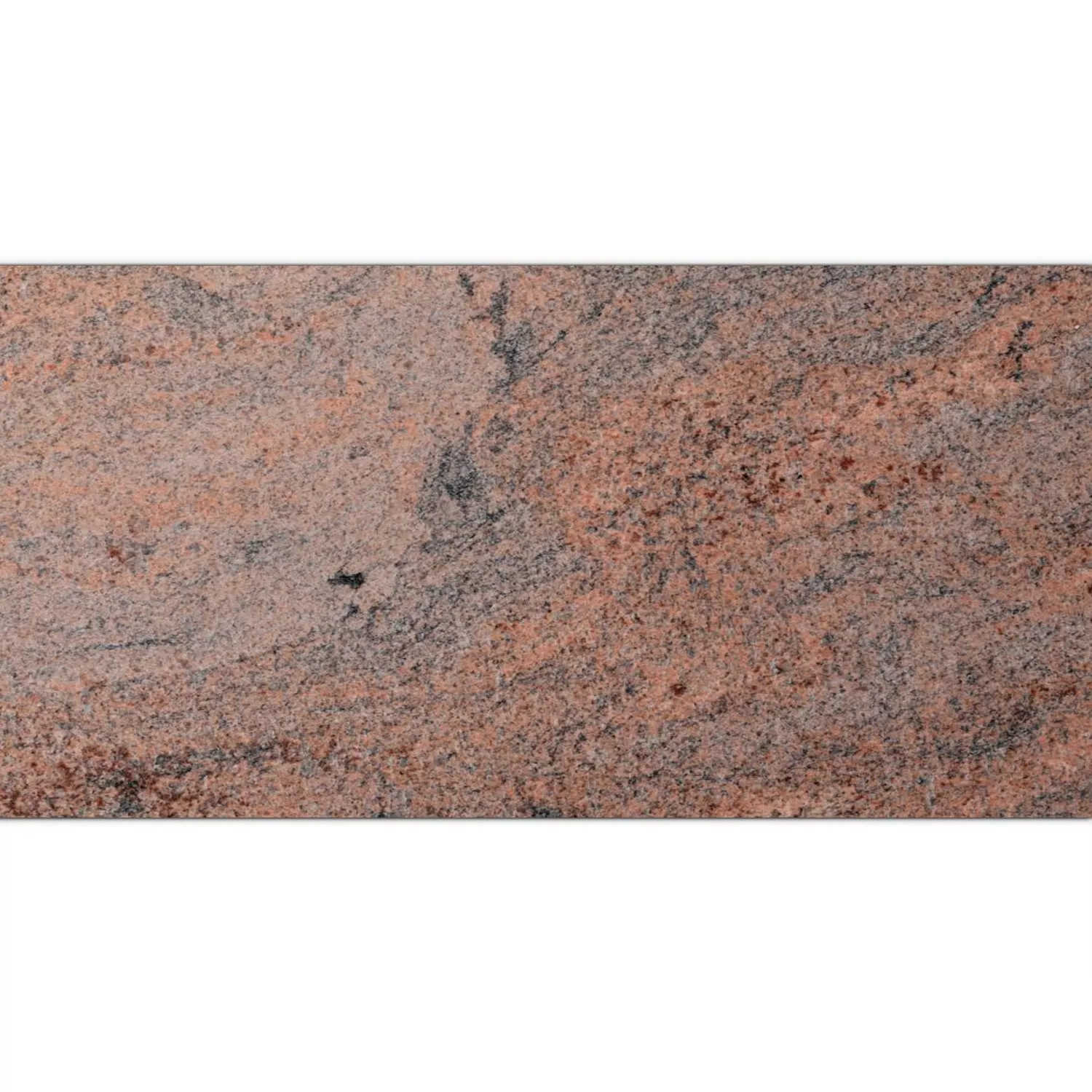 Natursten Fliser Granit Multicolor Red Børstet 30,5x61cm