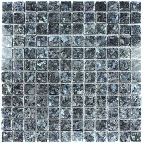 Granit Mosaik Fliser 23x23x8mm Blue Pearl
