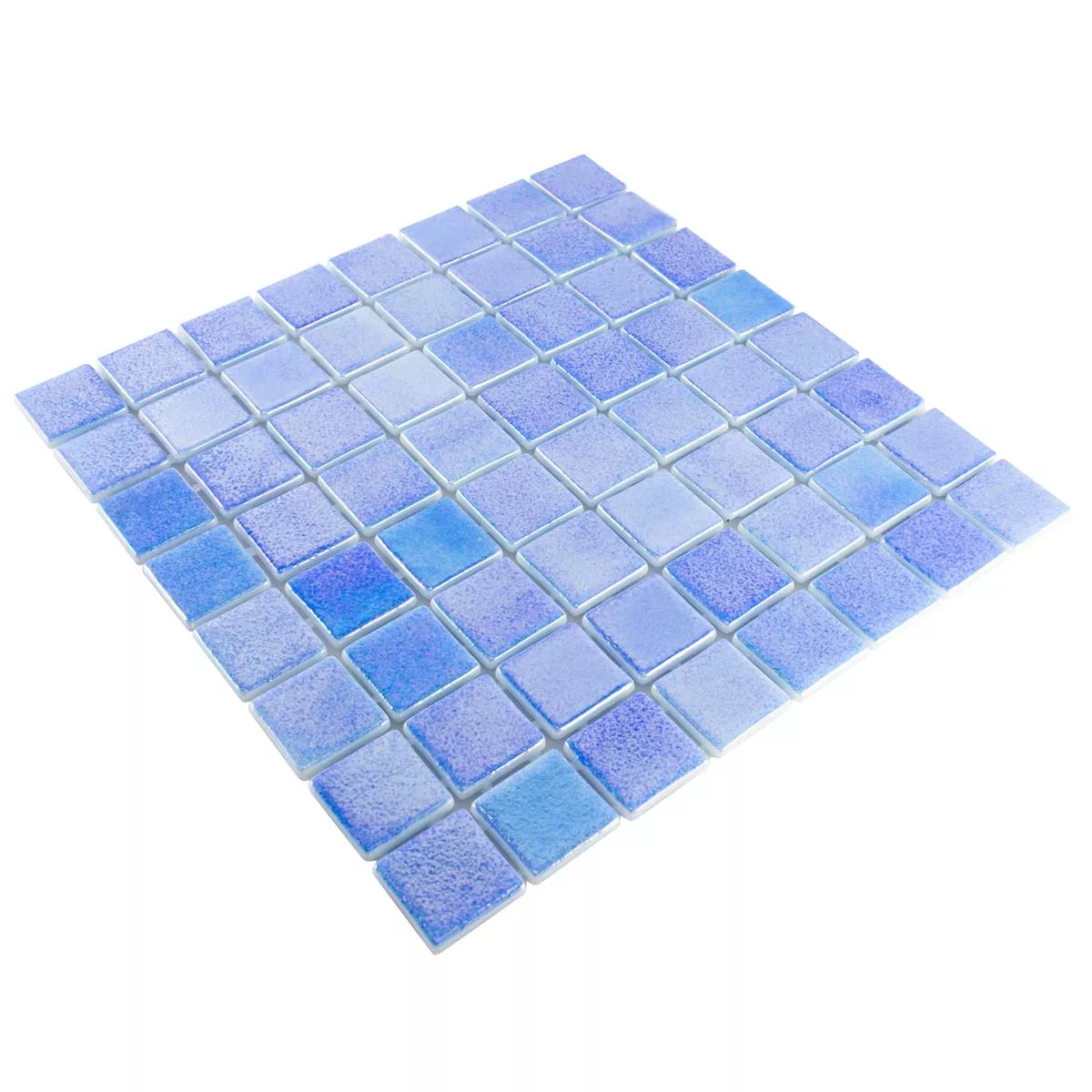 Prøve Glas Swimmingpool Mosaik McNeal Blå 38