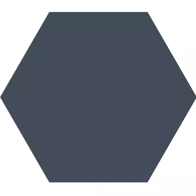 Gulvfliser Loire Blå Sekskant Struktureret 23x27 cm