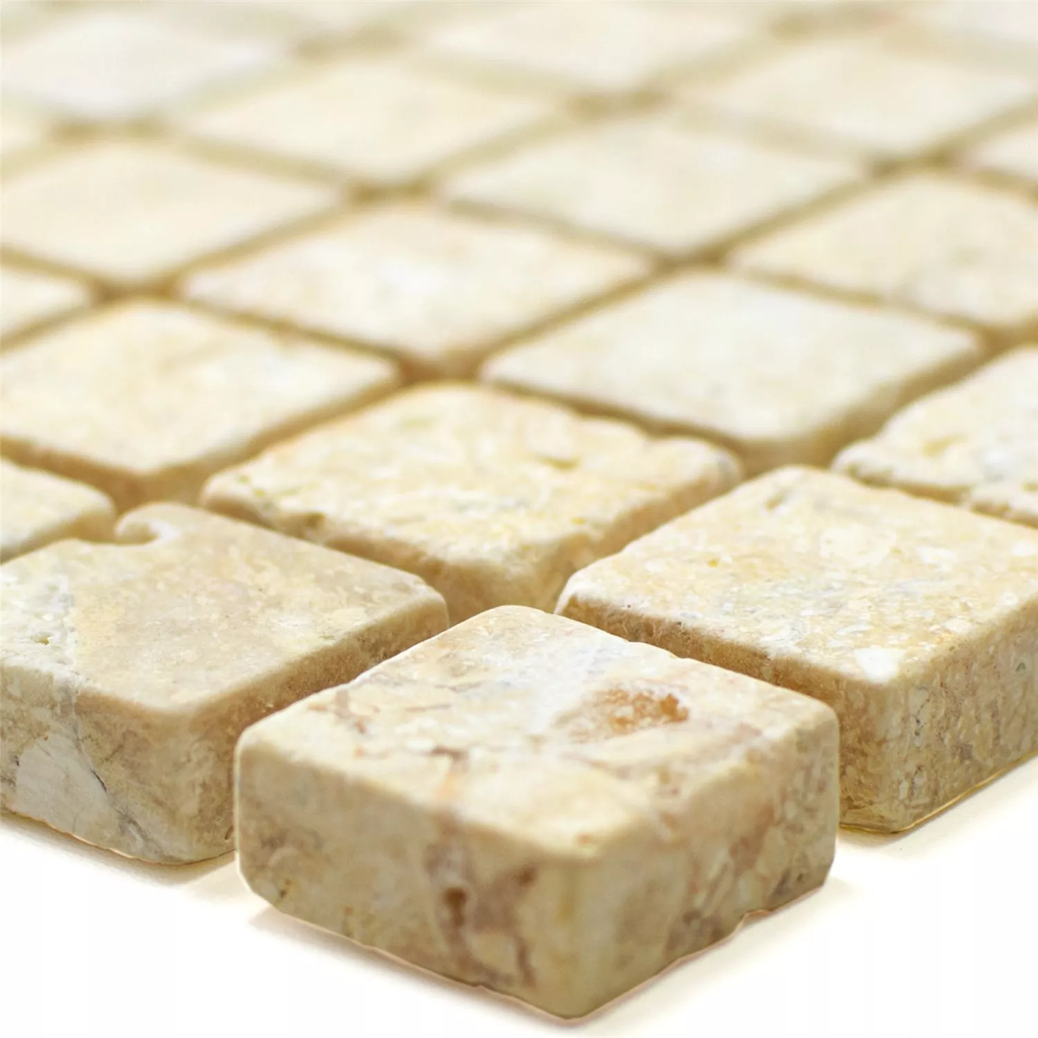 Mosaik Fliser Travertin Castello Guld 23 Mosaik Fliser Travertin Castello Guld 23