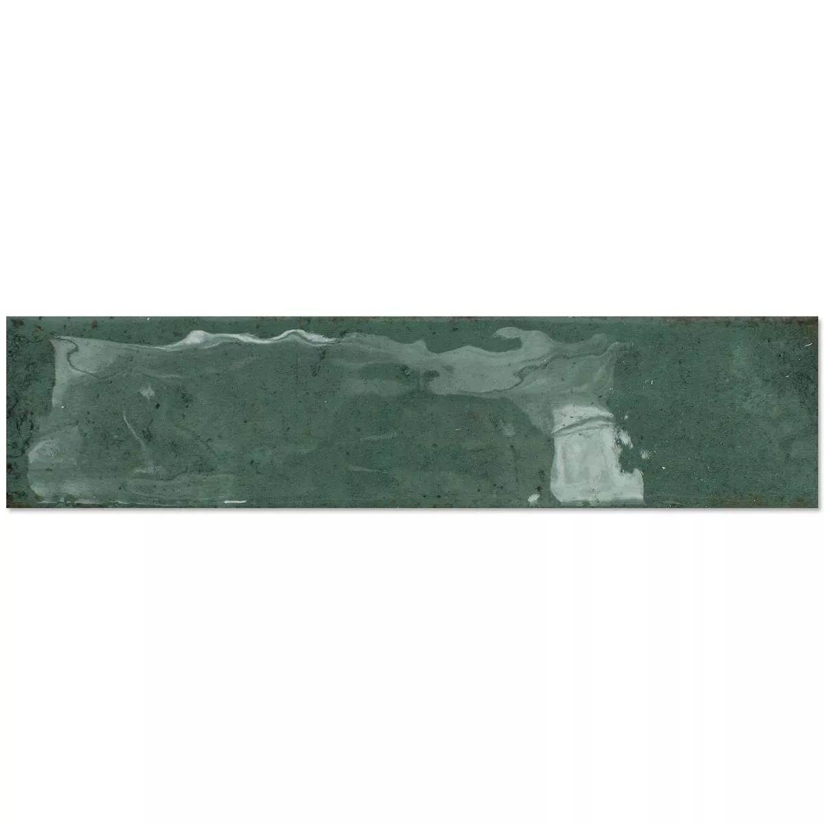 Prøve Vægfliser Kiowa Strålende Bølgepap 6x25cm Grøn