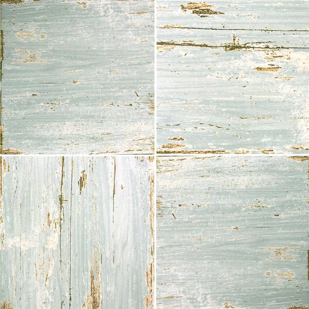 Gulvfliser Vintage Træ R10 Blå 18,5x18,5cm