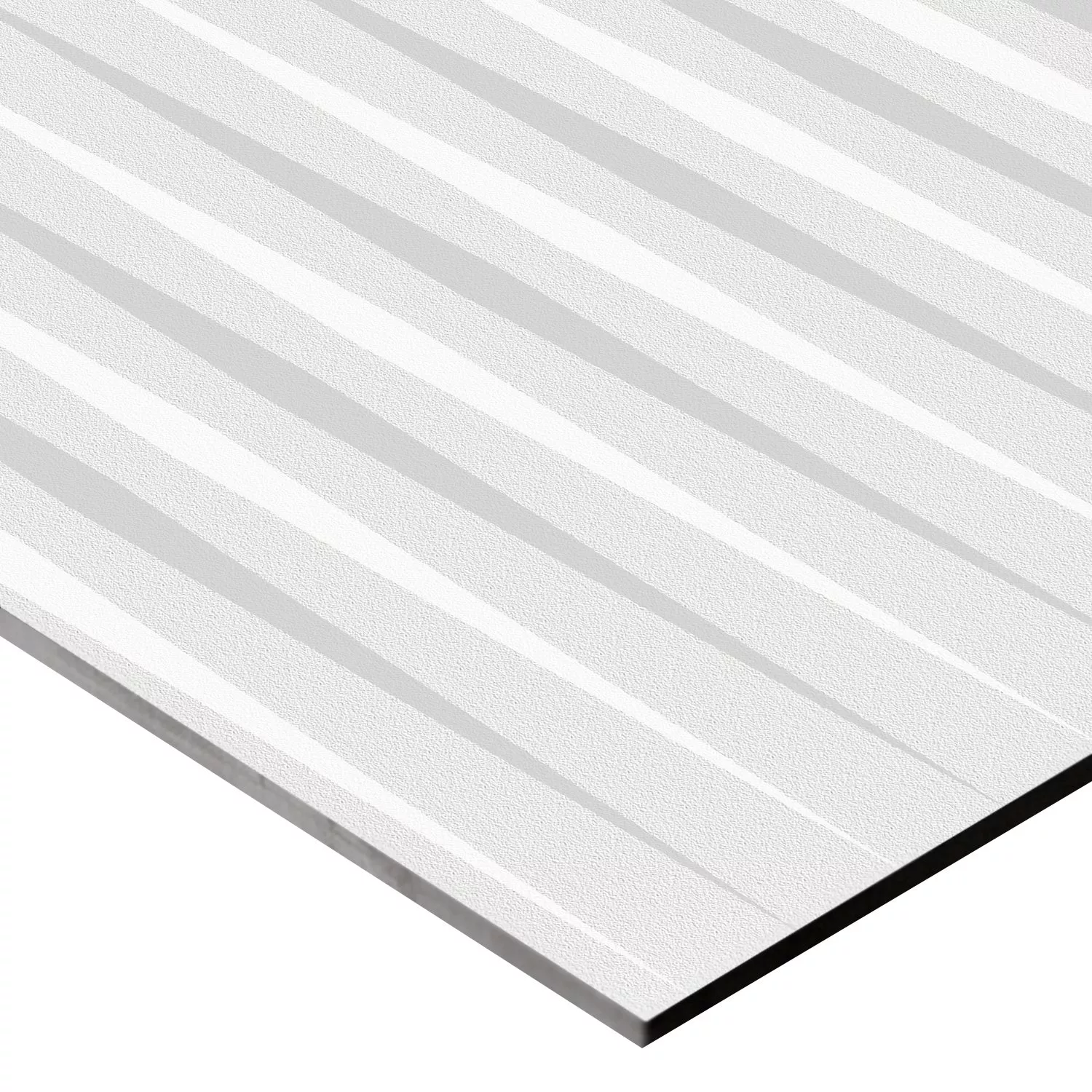 Vægfliser Vulcano Stripes Decor Rektificerer Hvid 60x120cm