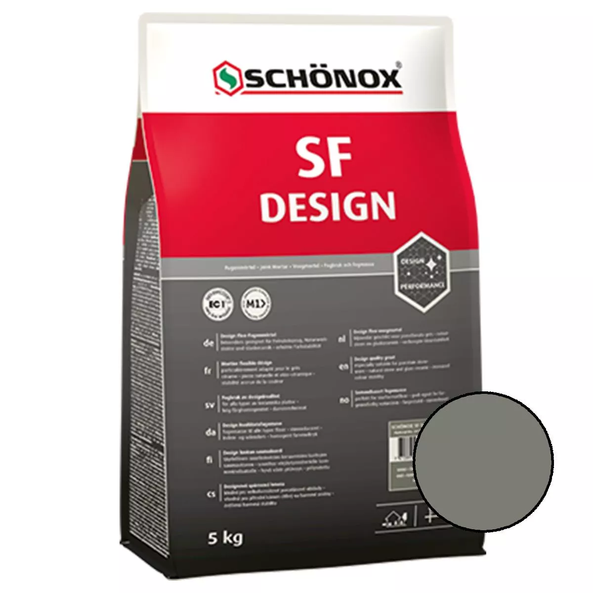 Fugemasse Schönox SF Design Grå 5 kg