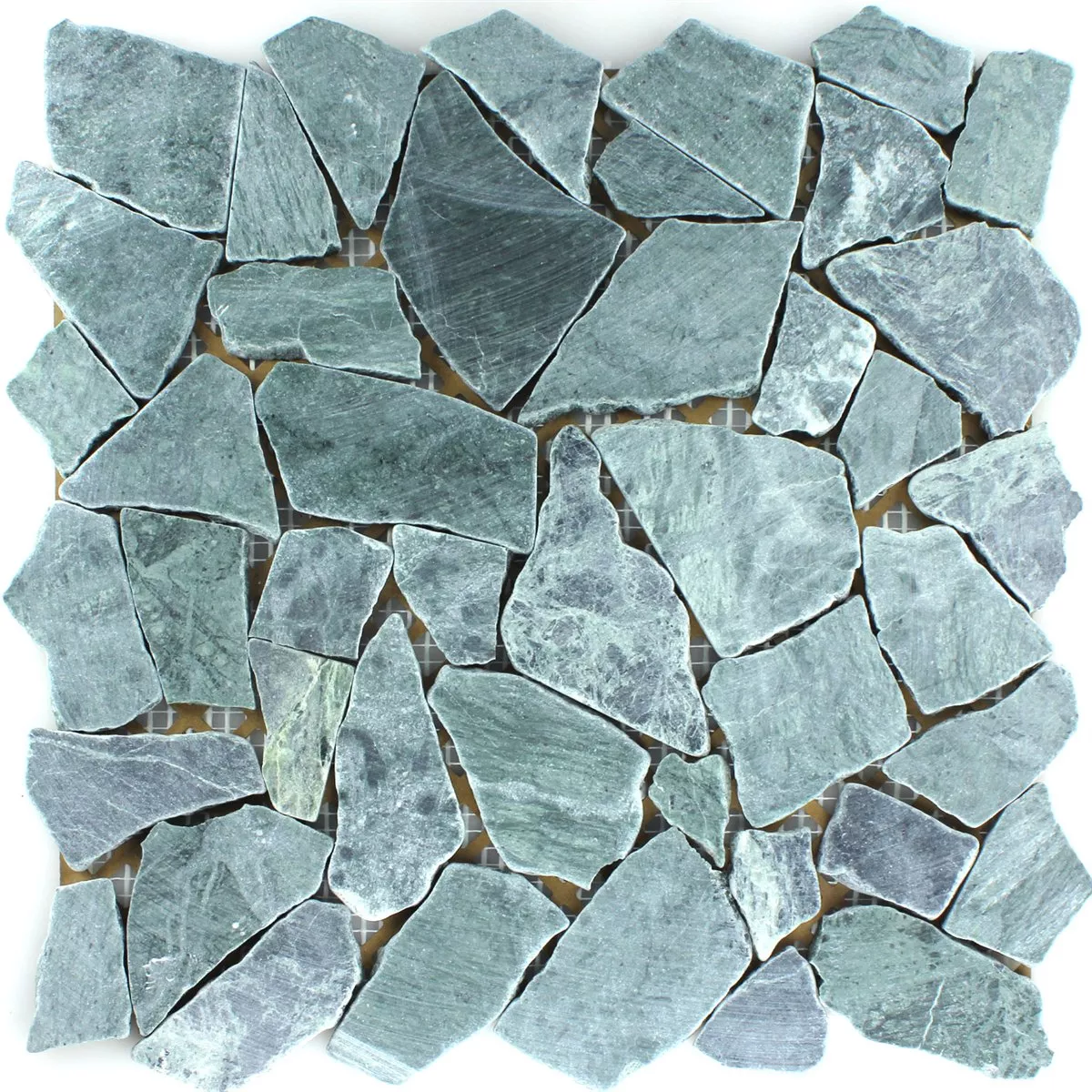 Mosaik Fliser Marmor Brud Verde Guatemala