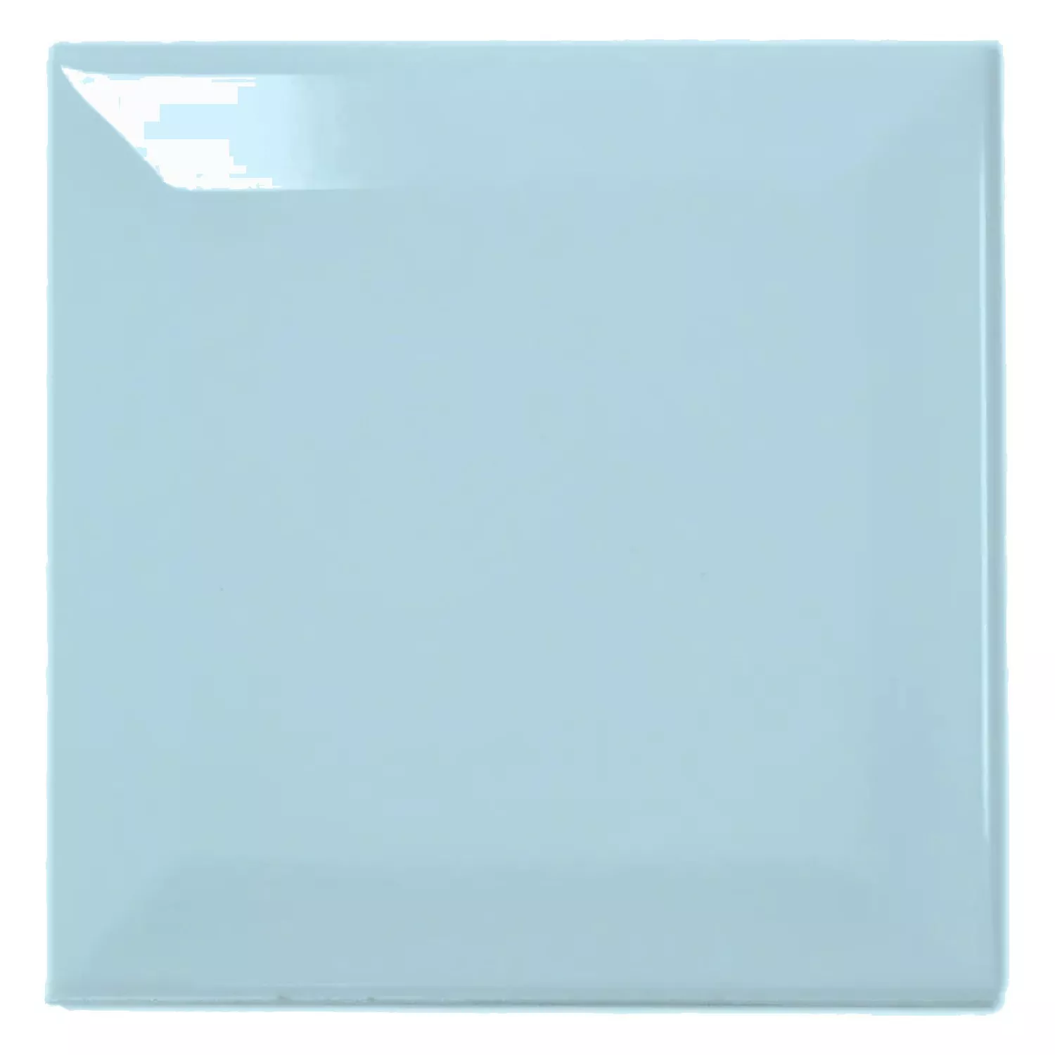 Metro flise Blå Strålende 10x10 cm Med Facet Catarina Piscina