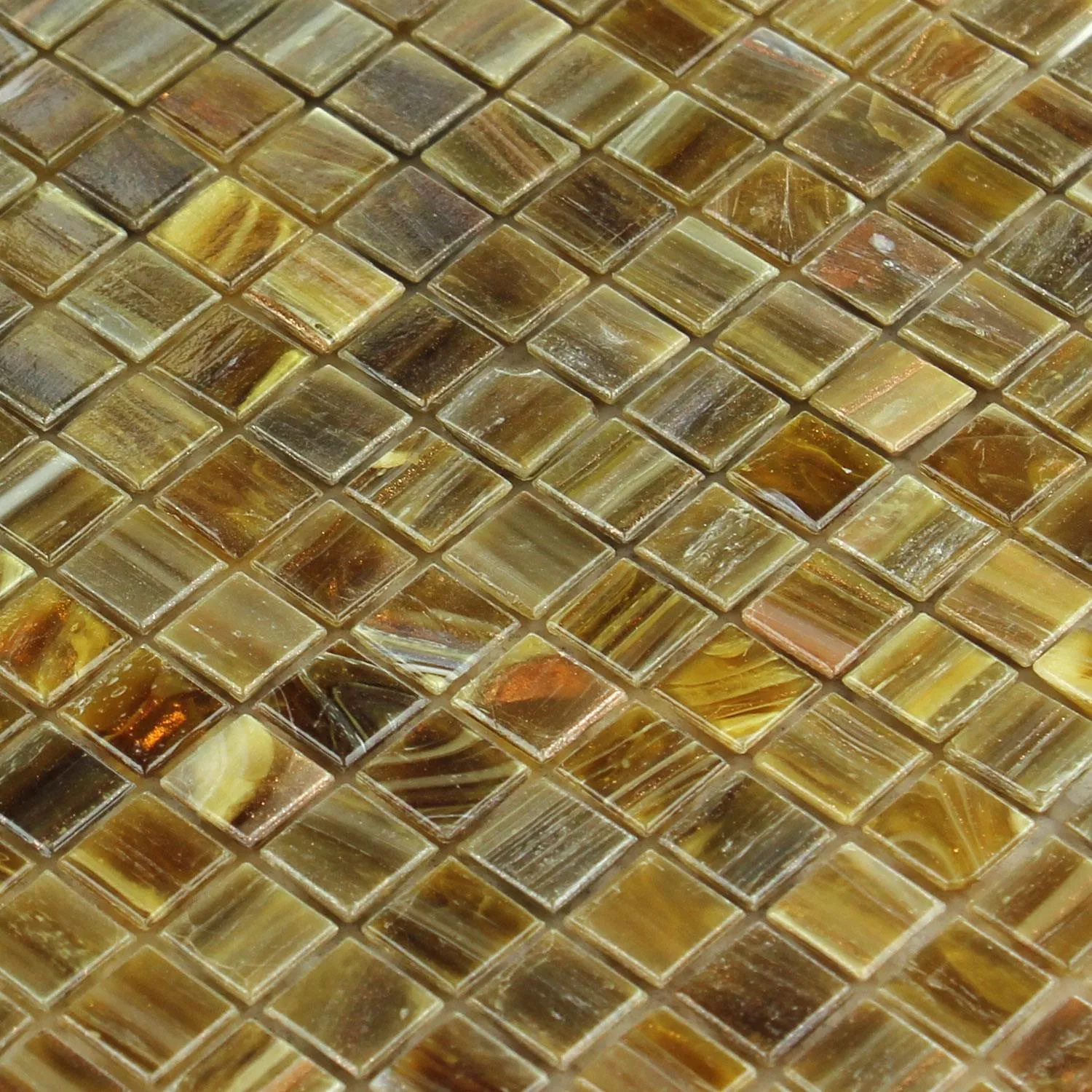 Trend-Vi Mosaik Fliser Glas Brillante 282 20x20x4mm