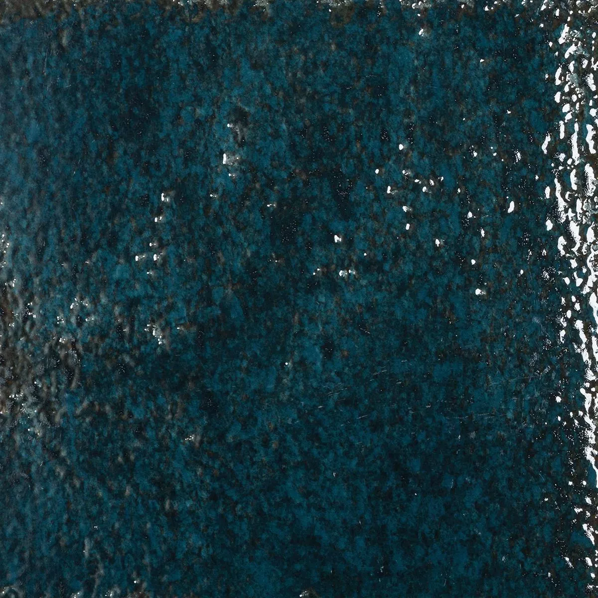 Vægfliser Lara Strålende Bølgepap 15x15cm Blå
