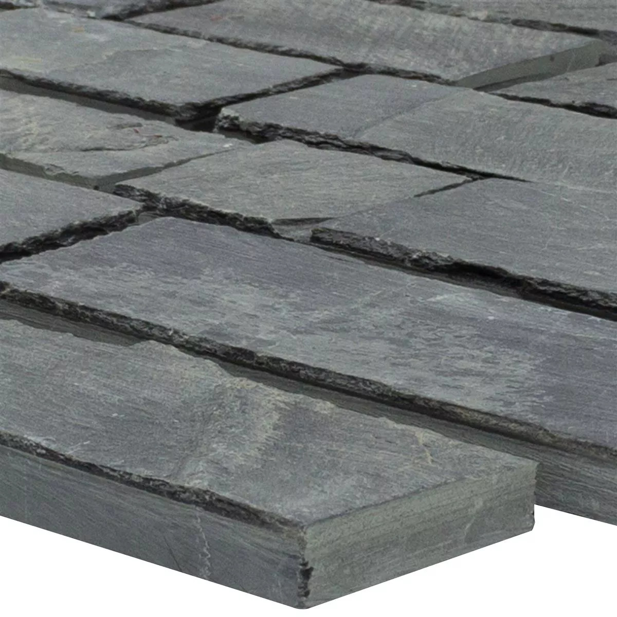 Skifer Natursten Mosaik Fliser Timberbrook Antracit Skifer Natursten Mosaik Fliser Timberbrook Antracit