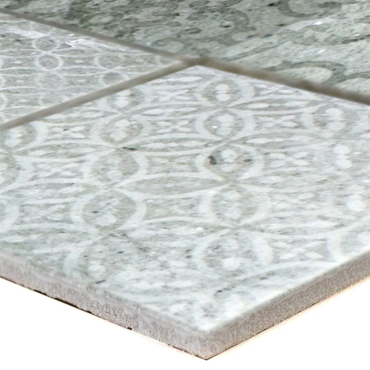 Keramik Mosaik Fliser Campeche Cement Optik Gra