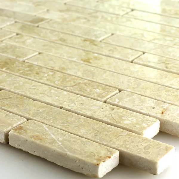 Mosaik Fliser Marmor Lysbeige Skifer Poleret Mosaik Fliser Marmor Lysbeige Skifer Poleret