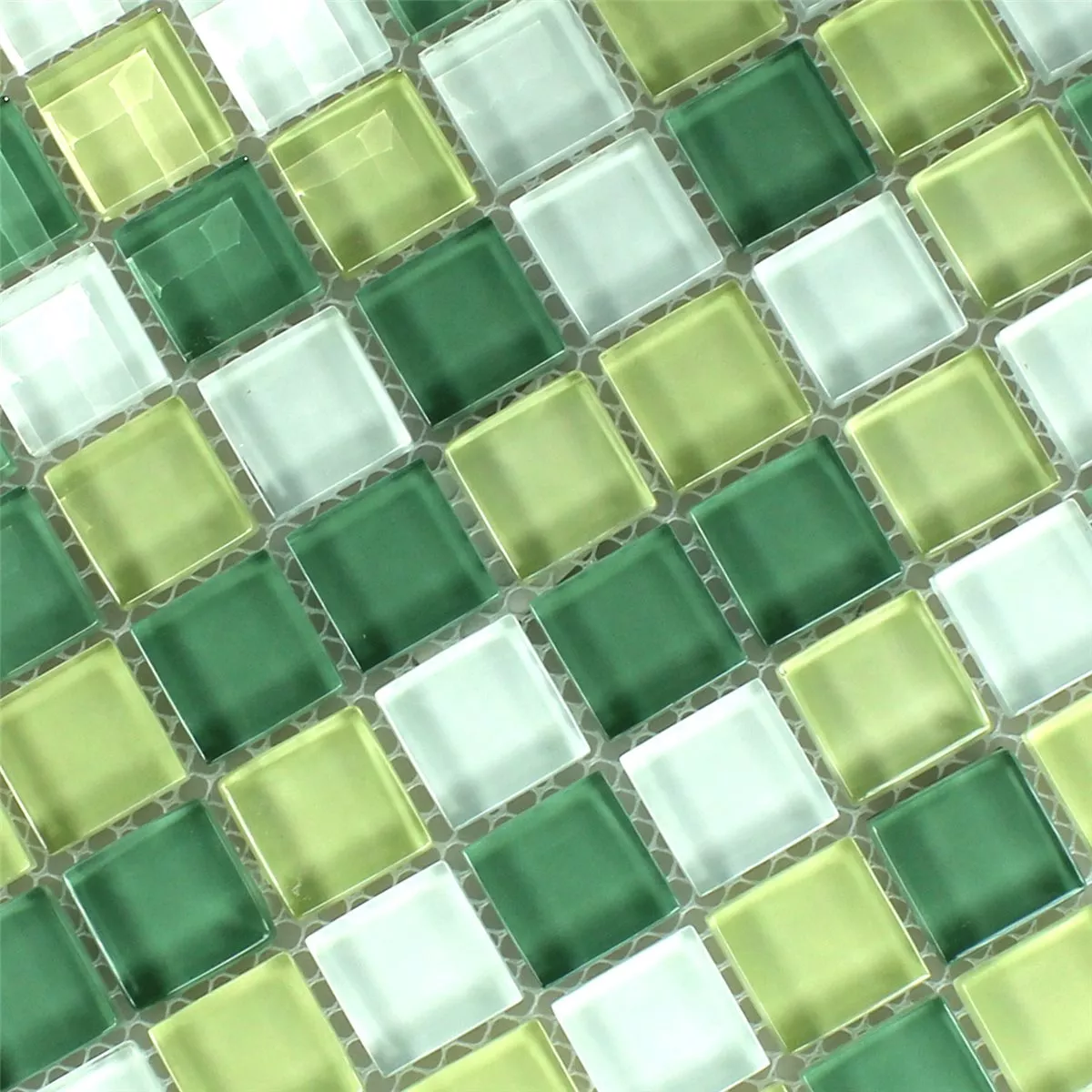 Mosaik Fliser Glas Lysegul Grøn
