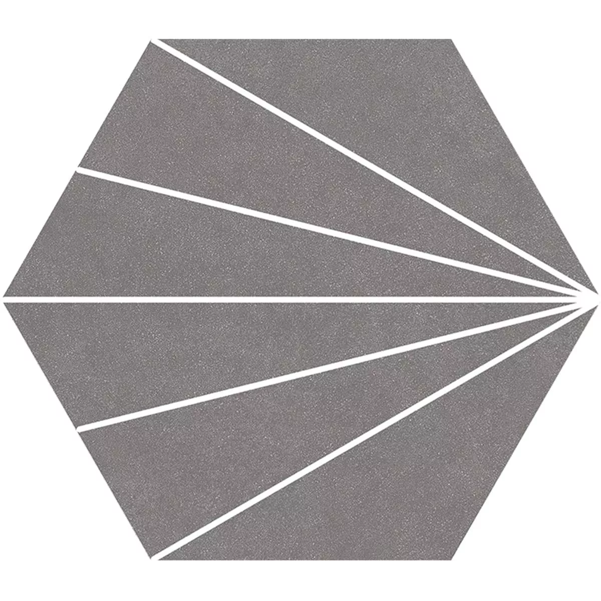 Porcellanato Fliser Millennium Hexagon 3D Optik Gra 22,5 x 25,9cm