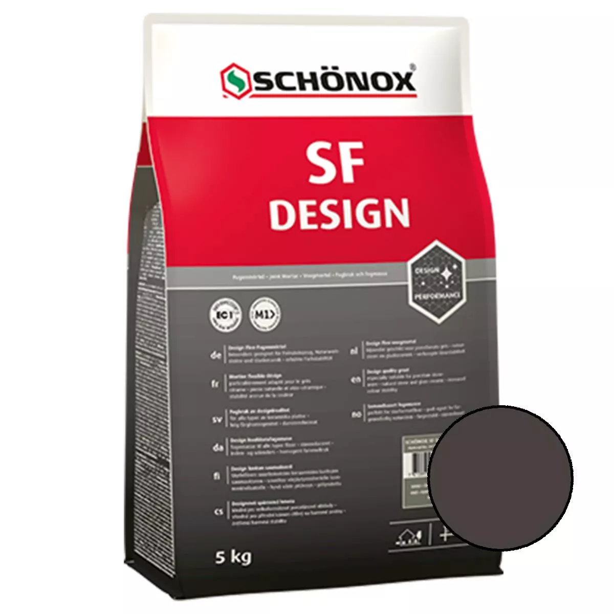 Fugemasse Schönox SF Design Antracit 5 kg