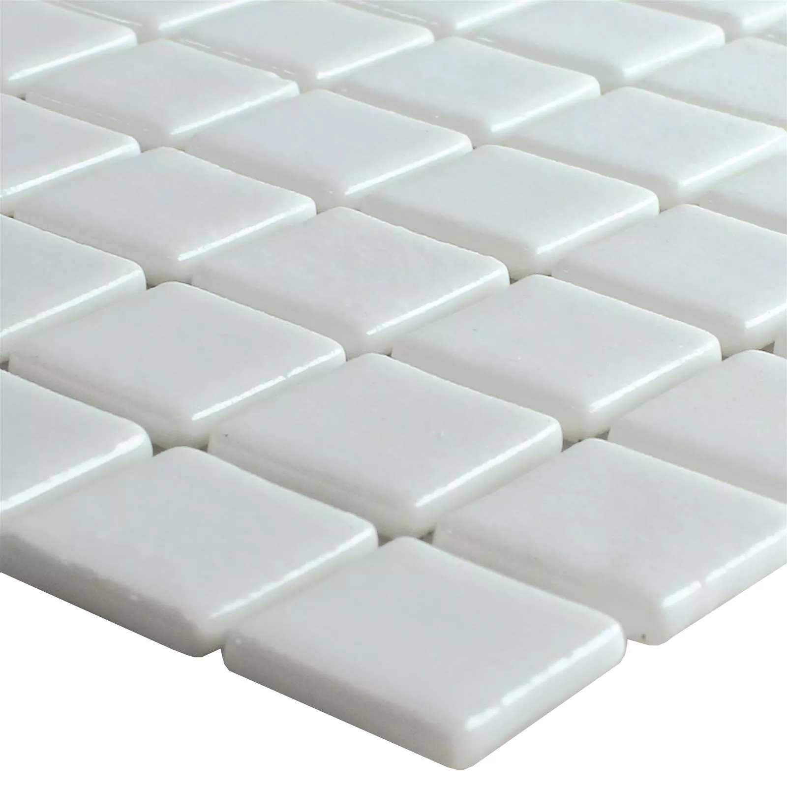 Glas Swimmingpool Mosaik Antonio Hvid Glas Swimmingpool Mosaik Antonio Hvid