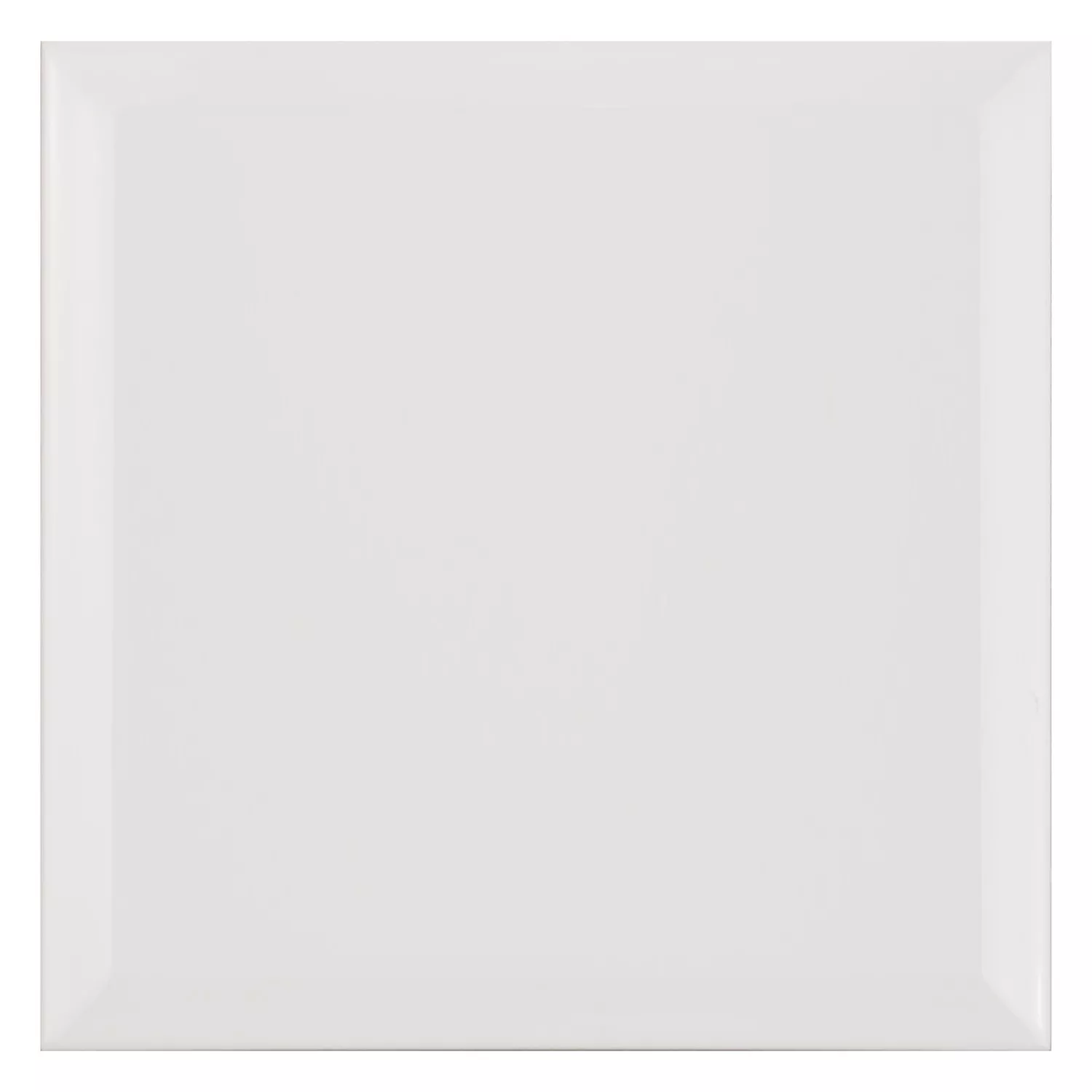 Metro flise Hvid Måtte 20x20 cm Med Facet Freetown Blanco