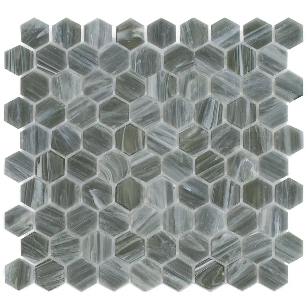 Trend-Vi Mosaik Fliser Glas Hexagon 216