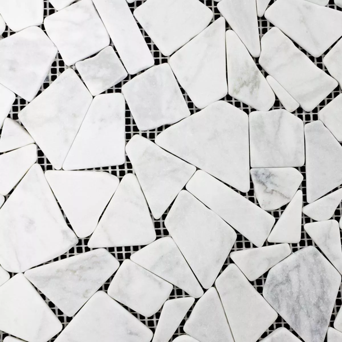 Marmor Brud Mosaik Fliser Mareblu Carrara Hvid