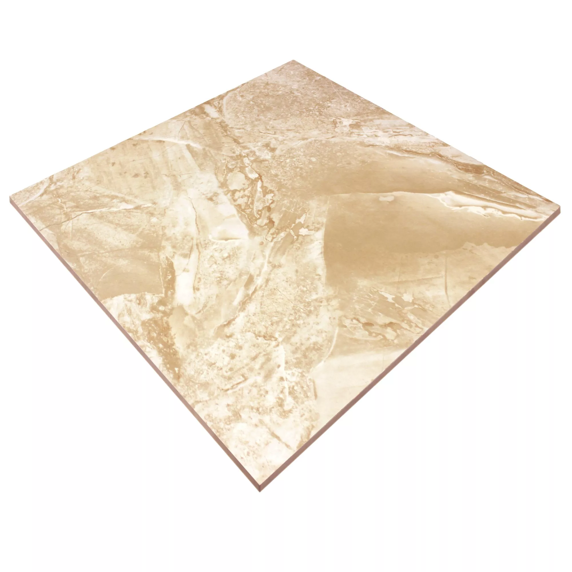 Prøve Gulvfliser Marmor Optik Himalaya Sand Poleret 60x60cm
