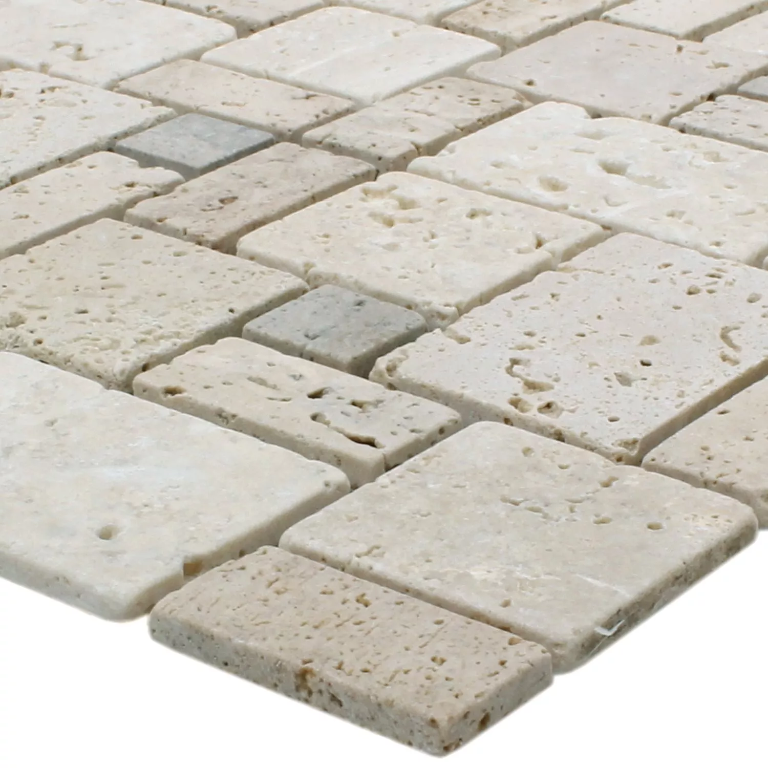 Mosaik Fliser Airbrush Travertin Beige Mosaik Fliser Airbrush Travertin Beige