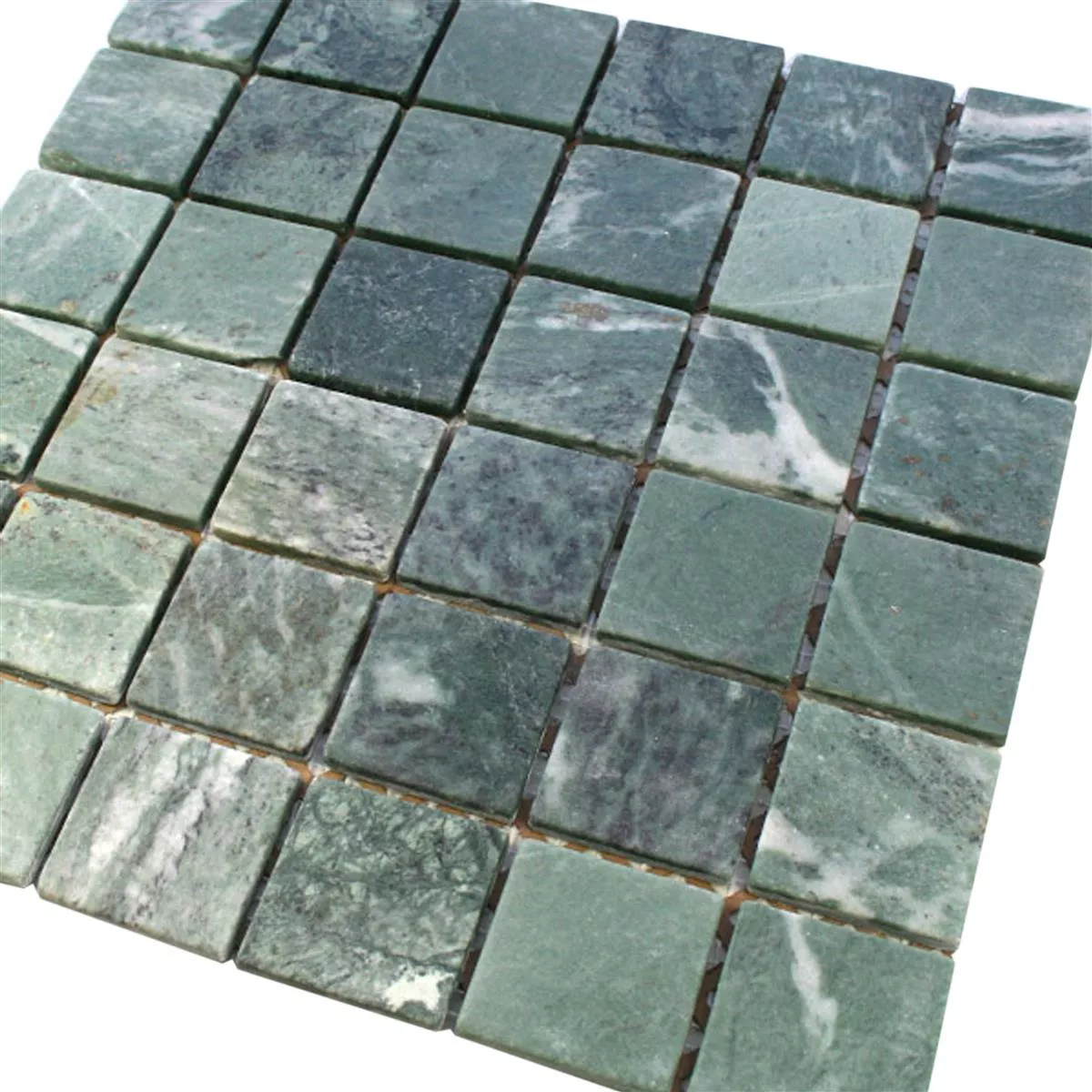 Mosaik Fliser Marmor 48x48x8mm Verde